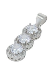 Adelia&acute;s Adelia ́s, Damen, Kettenanh&auml;nger &raquo;Damen Anh&auml;nger aus 925 Silber mit Zirkonia&laquo;, silber, Material: Silber