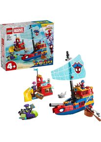 Lego , Konstruktionsspielsteine &raquo;Piratenschiff von Spideys Team (11208), Lego Spidey&laquo; Made in Europe, bunt,