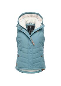 Ragwear, Damen, Steppweste &raquo;Steppweste Hesty&laquo;, Stone Blue25, 6XL, Stylische Outdoorweste mit abnehmbarer Kapuze von Ragwear