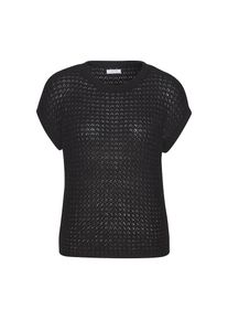 s.Oliver, Kurzarmpullover, schwarz, 40/42