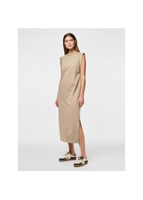Pieces, Damen, Maxikleid &raquo;PCCHILLI SUMMER SL ANK DRESS UB NOOS BC&laquo; Ohne Taschen mit seitlichen Schlitzen, Crockery, L - N-Gr, Kleid von Pieces