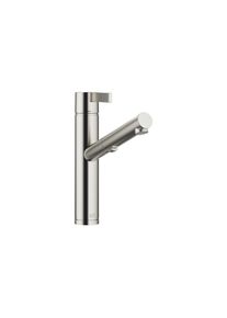 Dornbracht Sp&uuml;ltisch-Einhebelmischer 33876760-06 herausziehbar, mit Brausefunktion, Ausladung 206mm, platin geb&uuml;rstet