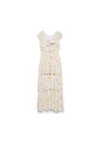 Vero Moda, Damen, Maxikleid &raquo;VMESTELLA SL MAXI DRESS EXP&laquo; Viskosemischung, Bright White AOP:FLOWER AOP, XS - N-Gr, Langes Kleid von Vero Moda