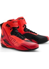 Alpinestars MM93 Faster 4, shoes , color: Neon-Red/Red/Black , size: 7 US