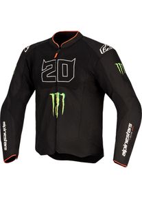 Alpinestars FQ20 T-SPS Air V2 Monster, kurtka tekstylna , kolor: Czarny/Biały , rozmiar: XXL