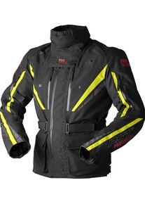 RST Pro Series Paragon D3O, kurtka tekstylna wodoodporna , kolor: Czarny/Neonowyowy-Ż&oacute;łty , rozmiar: 6XL