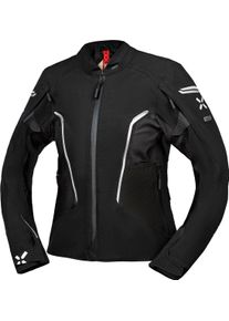 iXS Rapid-STX 2.0, textile jacket waterproof women , color: Black , size: 4XL