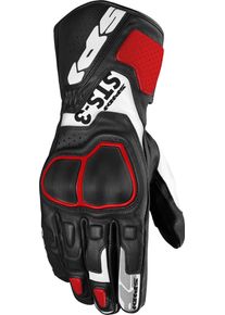 Spidi STS-3, gloves , color: Black/White/Red , size: 3XL