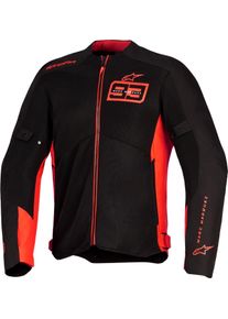 Alpinestars MM93 C-1 Air, textile jacket , color: Neon-Red/Light Red/Black , size: XS