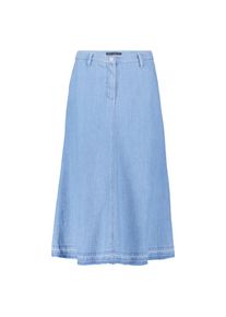 Betty Barclay, Damen, Jeansrock &raquo;Jeansrock mit offenem Saum&laquo;, Light Blue Denim, 42, Passform: Ausgestellt