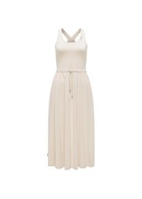 Ragwear, Damen, Shirtkleid &raquo;Shirtkleid Mauglia YOUMODO&laquo;, Ecru, XS - N-Gr, Leichtes Damen Sommerkleid mit Taillenzugband