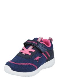 Kangaroos Drenge Sneakers 'Chummy' navy / bl&aring;-meleret / lys pink St&oslash;rrelse 23