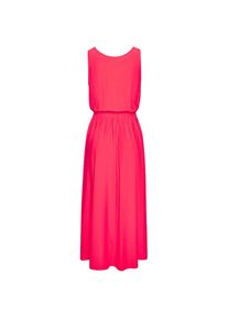 Lascana, Damen, Maxikleid mit Zierkn&ouml;pfen, Sommerkleid, modisch, pink, 46 - N-Gr, Tiefer Rundhalsausschnitt