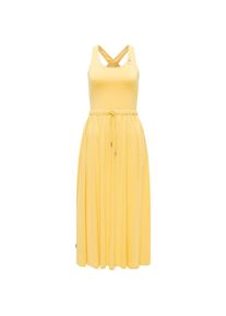 Ragwear, Damen, Shirtkleid &raquo;Shirtkleid Mauglia YOUMODO&laquo;, Banana, XXL - N-Gr, Leichtes Damen Sommerkleid mit Taillenzugband