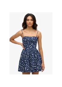 Superdry, Damen, Sommerkleid &raquo;CORSET CAMI MINI DRESS&laquo;, Primrose Navy Floral, M - N-Gr, Sommerkleid von Superdry