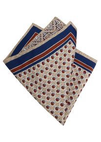 Big & Tall Sizes - Altea - Patterned silk pocket square - 0