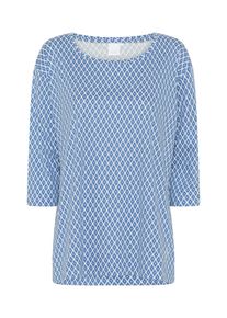 Ccdk Copenhagen Damer Soveskorte 'Janis' lysebl&aring; / hvid St&oslash;rrelse M