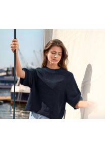 Tchibo - Sweter o grubym splocie - dla pań - rozmiar M 40/42 - kolor: niebieski