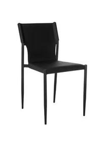 Besucherstuhl Ellon Schwarz ca. 44x82x52cm