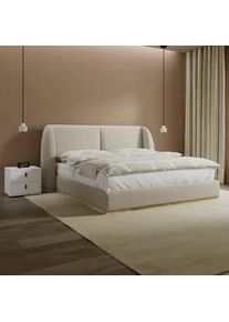 Polsterbett Frida Hellbeige ca. 180x200 cm