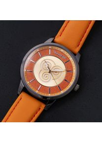 Holzkern; Montre en bois Air Nomads (&eacute;rable/orange), Homme, Bois naturels