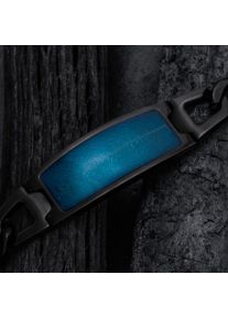 Holzkern Bracelets Homme Noir et Feuille