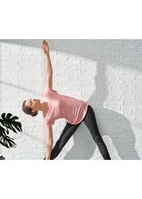 Tchibo - Długa koszulka - dla pań - rozmiar L 44/46 - kolor: czerwony/r&oacute;żowy