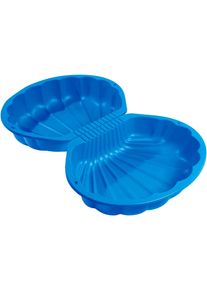 Sandkasten BIG "BIG Sand-/Wassermuschel", blau, Sandk&auml;sten, Kinder, B/H/L: 22cm x 89cm, Kunststoff, Sandkasten, BxTxH: 89x74x22 cm; Made in Germany, H:22cm L:89cm T:74cm