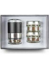 Peugeot Maestro Pepermolen - 11 cm - 3 reservoirs, Pfefferm&uuml;hle + Salzm&uuml;hle, Schwarz