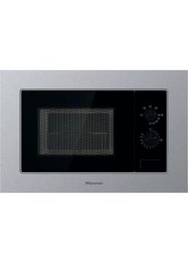 HISENSE Einbau-Mikrowelle mit Grillfunktion Inox HI2 BIM 320G11X Edelstahl, Mikrowelle Einbau, Silber