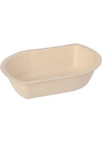 Conpax (LM) 50 Snacktrays Zuckerrohr 3,1 cm x 9,7 cm x 13,2 cm natur, Einwegbeh&auml;lter