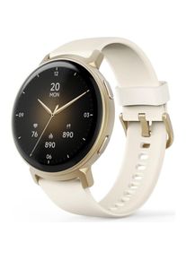 Hama Smartwatch 7020 GPS Amoled 43 mm Waterproof Telefoonfunctie Gold (43 mm), Smartwatch