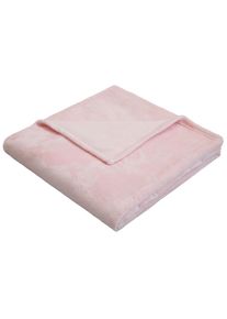 Wohndecke OTTO HOME "Jil", rosa, B:150cm L:200cm, Kunstfaser, Wohndecken, Wohndecke, aus super weichem Kuschelfleece, Kuscheldecke, Premium Qualit&auml;t
