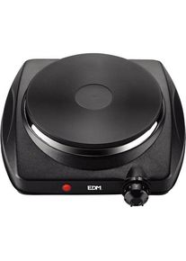 Edm Herdplatte 07658 1400 W, Kochplatte, Schwarz