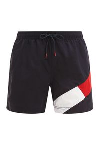 Tommy Hilfiger Underwear, M&aelig;nd, Badeshorts, Marin / R&oslash;d / Hvid, St&oslash;rrelse XL