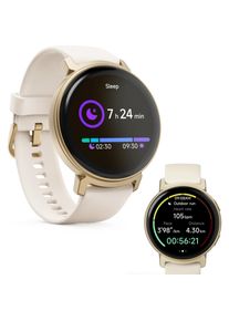 Hama Smartwatch Arion, mit Telefonunktion, gold (43 mm), Smartwatch