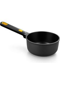 BRA A122316, Pfanne + Kochtopf, Schwarz, Orange