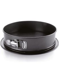 Ibili Kuchenform rund 20 x 7 cm Verwendung: Runder abnehmbarer Boden mit extra 20 cm, Backform, Schwarz