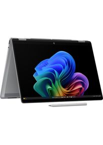 HP OmniBook X FlipNGAI 14-fk0000nc (14", 1000 GB, 16 GB, Deutschland), Notebook, Silber