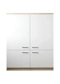 respekta Mehrzweckschrank Merle Wei&szlig;/Eichefarben