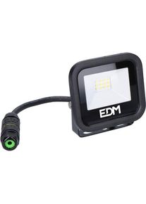 Edm, Arbeitsleuchte, LED-Strahler 70400 Black Series Schwarz F 2100 W 10 W 800 lm 9,2 x 8,1 x 2,7 cm (6400 K) (800 lm)