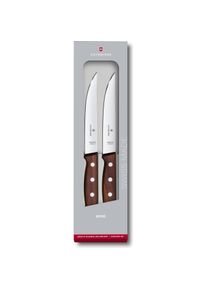 Victorinox Wood Steakmesser-Set, 2-teilig, Besteck, Braun