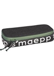Brunnen, Etui, Schlamperm&auml;ppchen s'maepp urban classic schwarz/gr&uuml;n, 22,0 x 11,0 cm