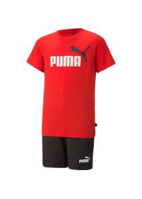 Puma, Jungen, Sportshirt, Short Jersey Set B (152), Rot, 152