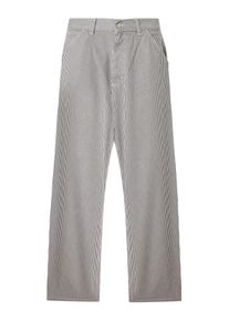 Carhartt Work In Progress Carhartt WIP, M&aelig;nd, Bukser 'Mercer', M&oslash;rkegr&aring; / Hvid, St&oslash;rrelse XS