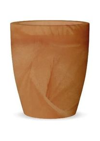 Newgarden, Blumentopf, VIOLETA 30 Pflanzengef&auml;ss rund &oslash;30x33cm terrakotta 13L mit Wasserspeicher aussen