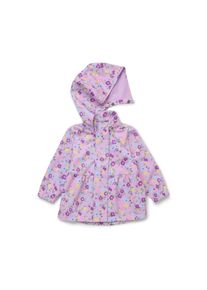 Tchibo - Kinder-Softshelljacke - M&auml;dchen - Gr. 110/116 - lila/gebl&uuml;mt