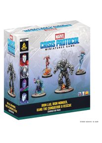ATOMIC MASS GAMES Marvel Crisis Protocol - Iron Lad, Iron Monger, Kang the Conqueror & Rescue EN/ES/FR (Spanisch, 2 Spieler)