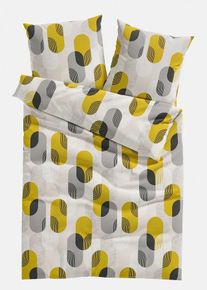 bonprix Lenjerie de pat din mix de bumbac, alb, 1x 80/80 cm, 1x 135/200 cm