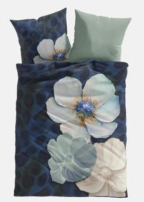 bonprix Lenjerie de pat cu 2 fețe din linou, albastru, 1x 80/80 cm, 1x 135/200 cm